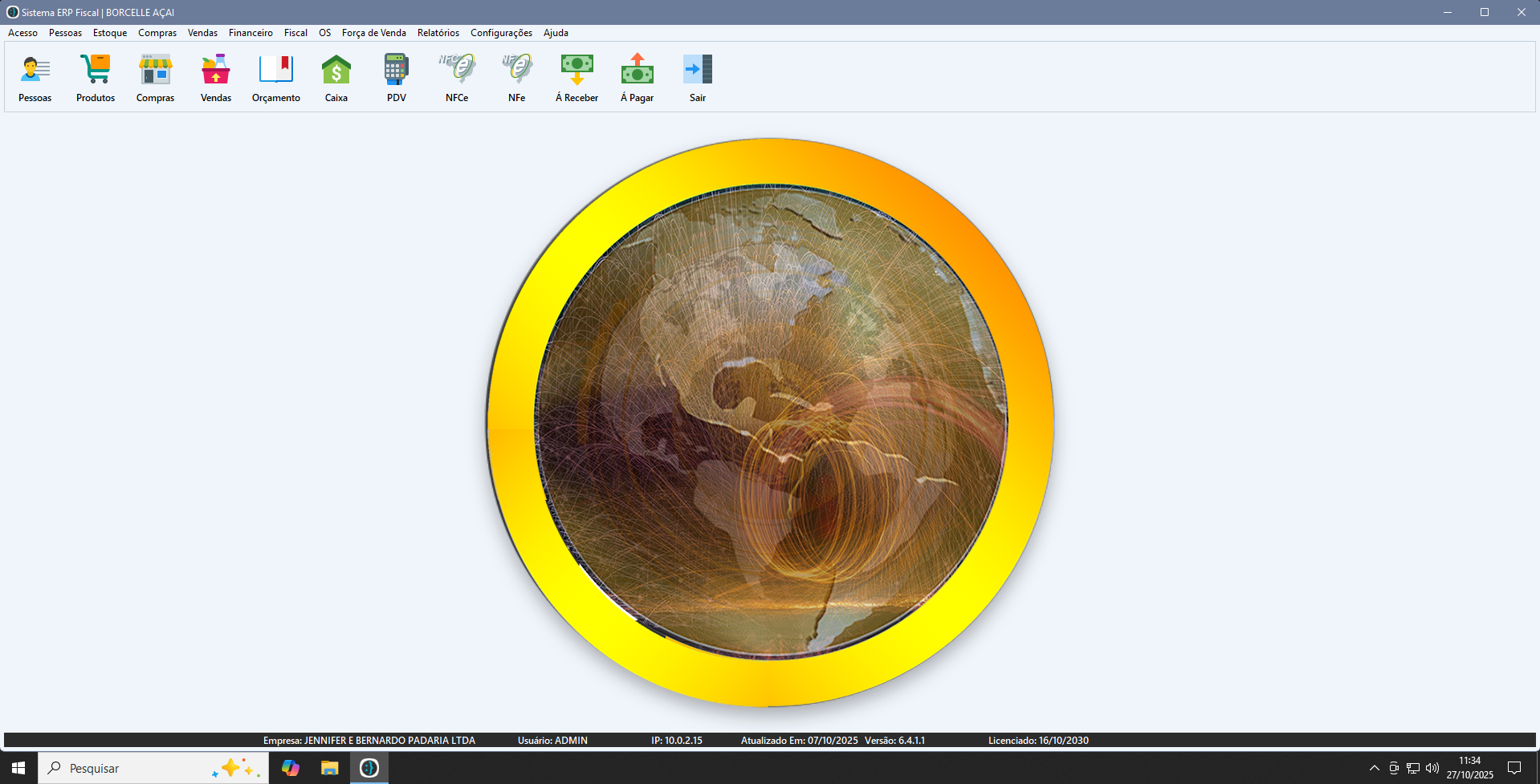 Parâmetros da Empresa
